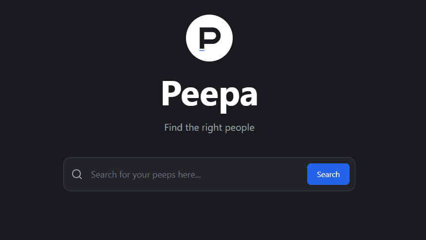 Peepa Interface